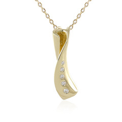 Gouden halsketting met een Loepzuivere (F) Diamant (LUCENT DIAMONDS)