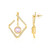 Boucles d'oreilles en argent et Kunzite