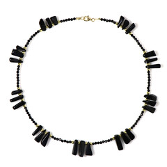 Collana in argento con Ematite Dorata (Riya)