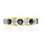 Gouden ring met Blauwe Ceylon saffieren (CIRARI)