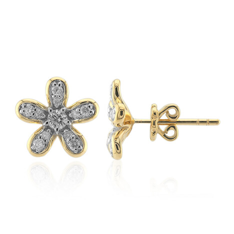 Boucles d'oreilles en or et Diamant SI1 (G) (Annette)