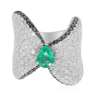 Anello in oro con Smeraldo Zambia (Nara Jewelry)
