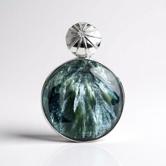 Ciondolo in argento con Serafinite (Bali Barong)