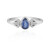 Anillo en plata con Cianita de Nepal