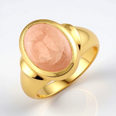 Anello in argento con Morganite