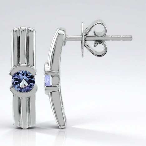 Orecchini in argento con Tanzanite (Pallanova)
