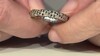 Bague en argent et Diamant fantaisie
