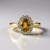 Anello in argento con Zircone Giallo