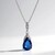 Collier en or et Saphir bleu de Ceylan