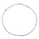 Collana in argento con Quarzo Lavanda