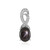 Black Star Sapphire Silver Pendant