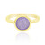 Anello in argento con Giada Lavanda