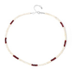 Collar en plata con Rubí