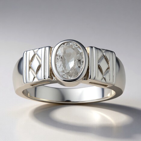 Anello in argento con Zircone (Pallanova)
