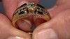 Zilveren ring met een Fancy diamant