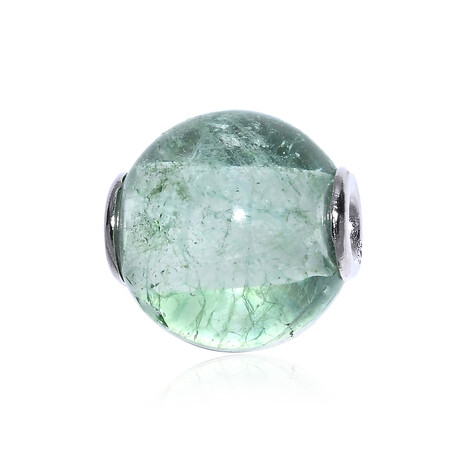 Ciondolo in argento con Quarzo Verde (MONOSONO COLLECTION)