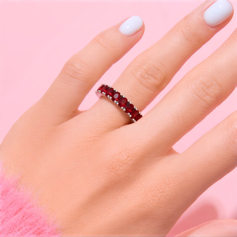 Tansania-Rubin-Silberring