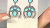 Boucles d'oreilles en argent et Turquoise (Desert Chic)