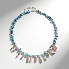 Collar en plata con Perla blanca Freshwater