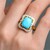 Bague en argent et Turquoise Sleeping Beauty