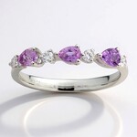 Anello in oro con Zaffiro Rosa (CIRARI)