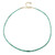 Zambian Emerald Silver Necklace