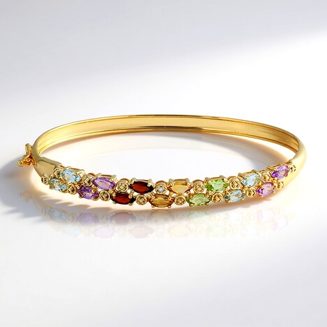 Bracciale in argento con Ametista