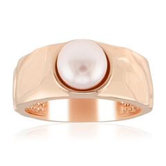 Anillo en plata con Perla rosa Freshwater