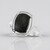 Anello in argento con Quercia Nera (dagen)