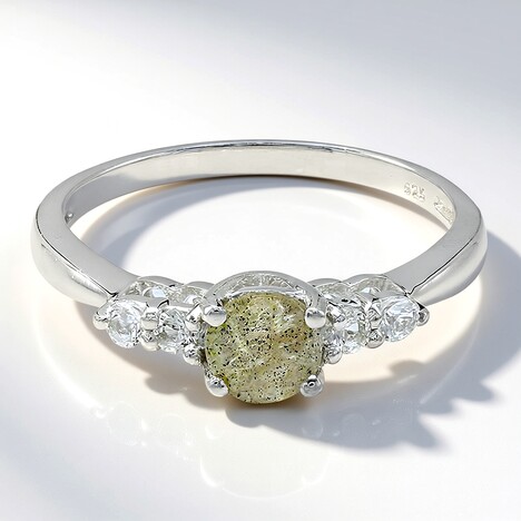 Anello in argento con Spectrolite