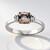 Anello in oro con Morganite AAA