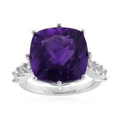 Moroccan Amethyst Silver Ring