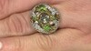 Zilveren ring met een groene amethist (Adela Silber)