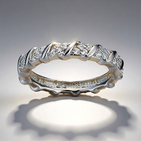 Anello in argento con Zircone
