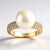 Anello in argento con Perla di Acqua Dolce