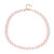 Collar en plata con Cuarzo rosa