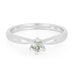 Grüner Tansanit-Silberring