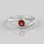 Bague en argent et Rubis de Tanzanie