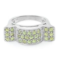 Demantoid Silver Ring