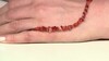 Zilveren armband met carneoolstenen