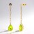 Orecchini in oro con Peridoto Dashihe  (CIRARI)