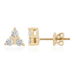 Gouden oorbellen met Diamanten SI1 (G) (Annette)