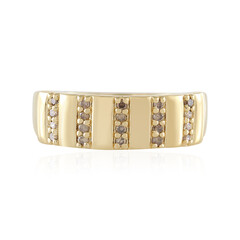 Anello in argento con Diamante Cioccolato I2