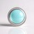 Ciondolo in argento con Calcedonio Acqua (MONOSONO COLLECTION)