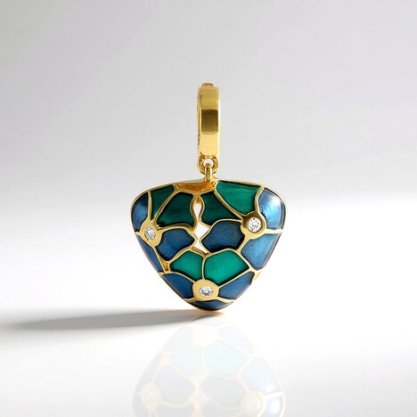 Ciondolo in argento con Zircone (Adela Silber)