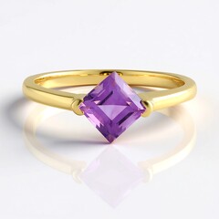 Anello in argento con Ametista del Marocco