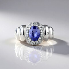 Anello in argento con Tanzanite (de Melo Essence)