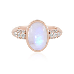 Blauer Mondstein-Silberring