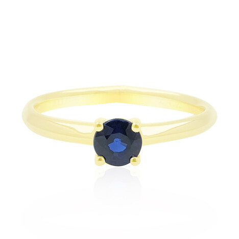 Blauer Ceylon-Saphir-Goldring (de Melo)