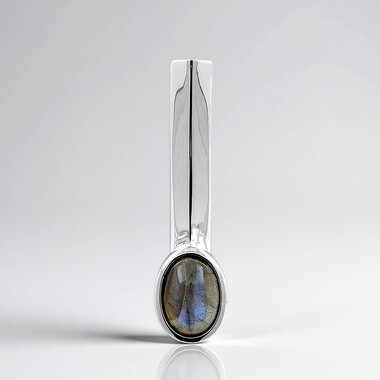 Ciondolo in argento con Labradorite (MONOSONO COLLECTION)